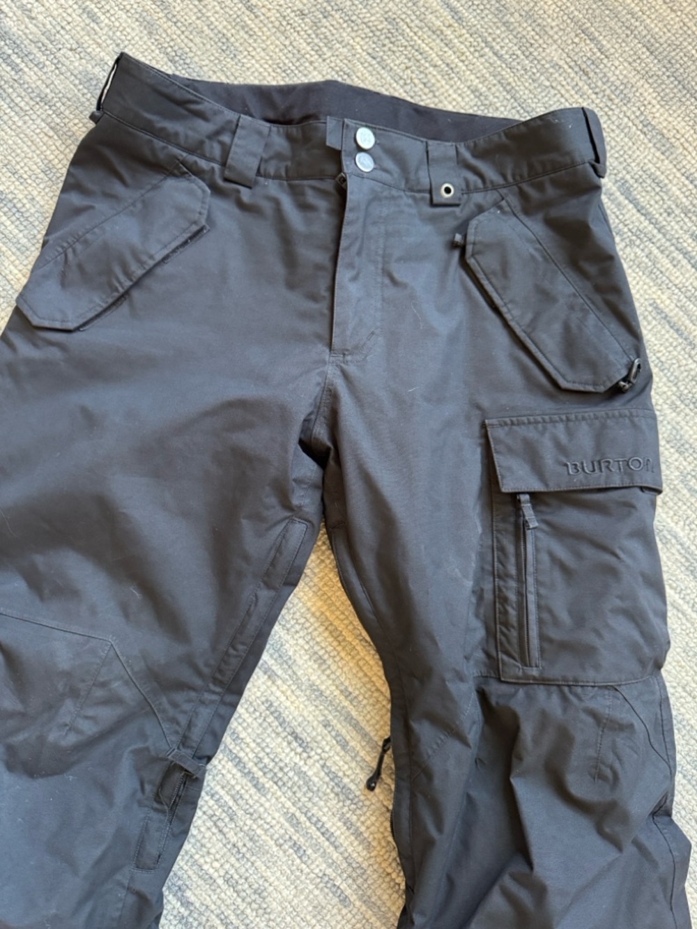 Burton Black Men's Cargo Snow Pants View 5
